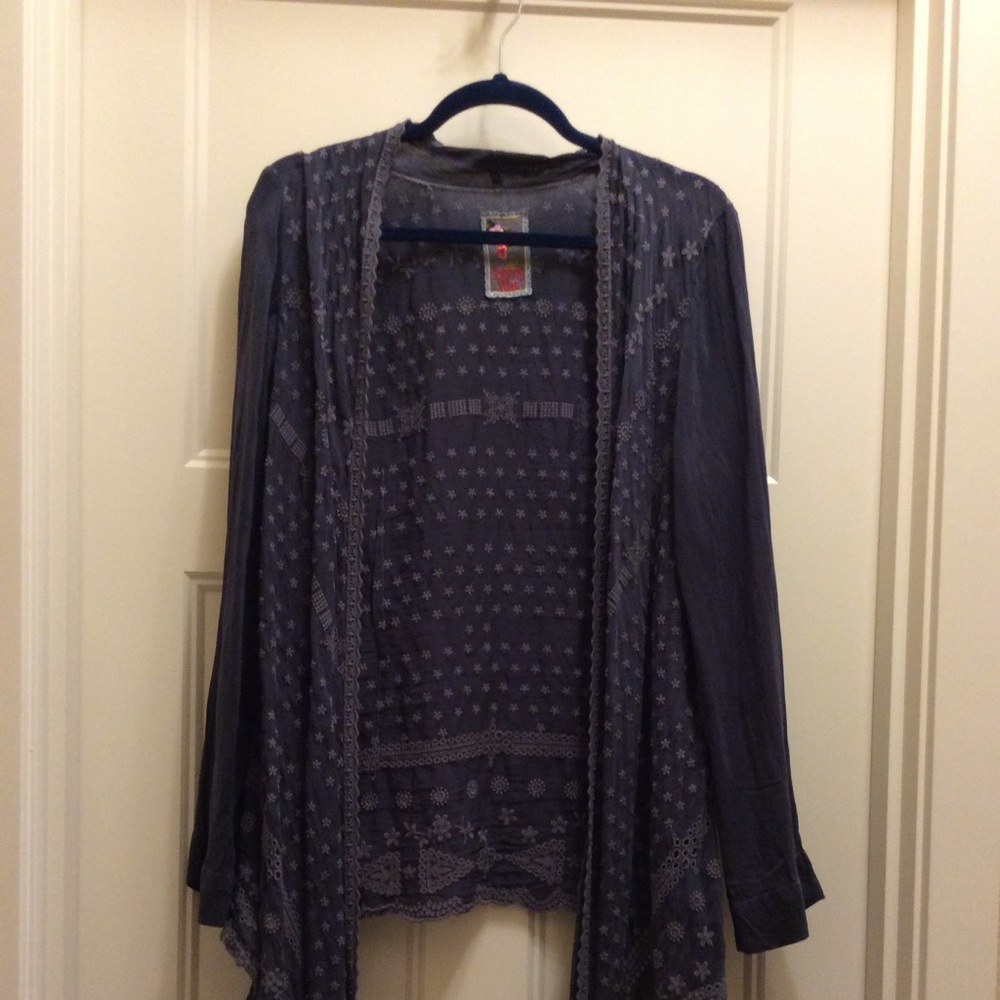Johnny Was Embroidered Wrap